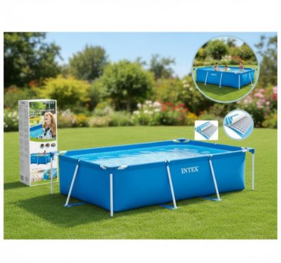 صورة مسبح كبير مستطيل 3 طبقات